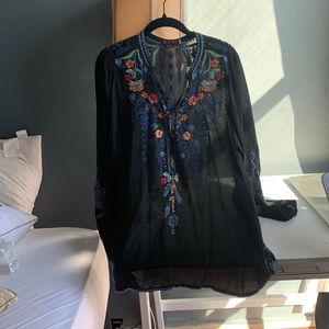 Johnny Was bohemian blouse